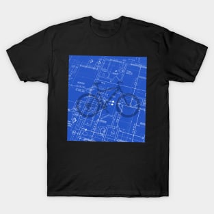 Bicycle Blueprint T-Shirt